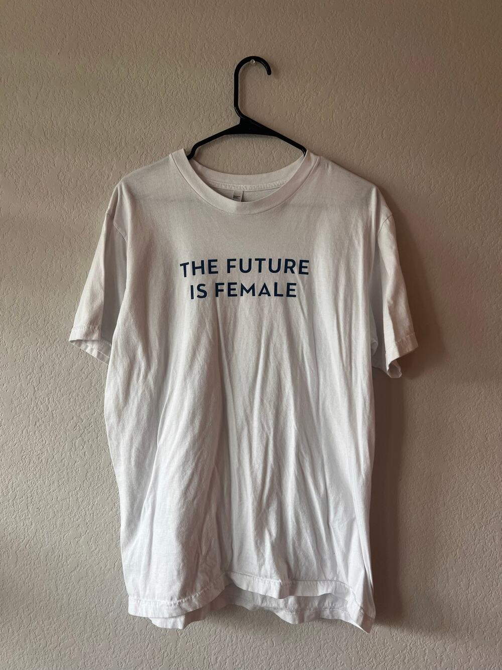 American Apparel The Future Is Female Graphic Tee White